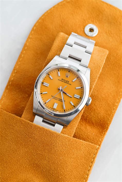 rolex oyster perpetual 36 yellow